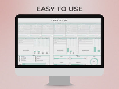 Digital Cleaning Planner Spreadsheet: Unleash Your Tidiest Life with our Editable Cleaning Planner