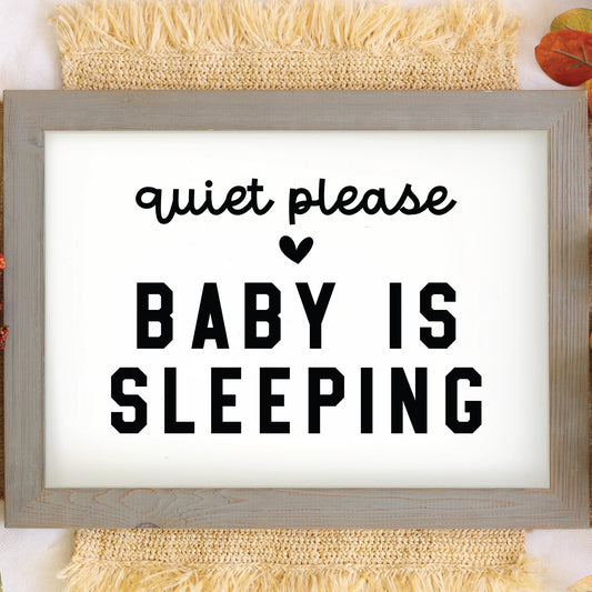 Baby Is Sleeping Sign 8x10" Digital Download