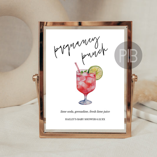 pregnancy punch sign