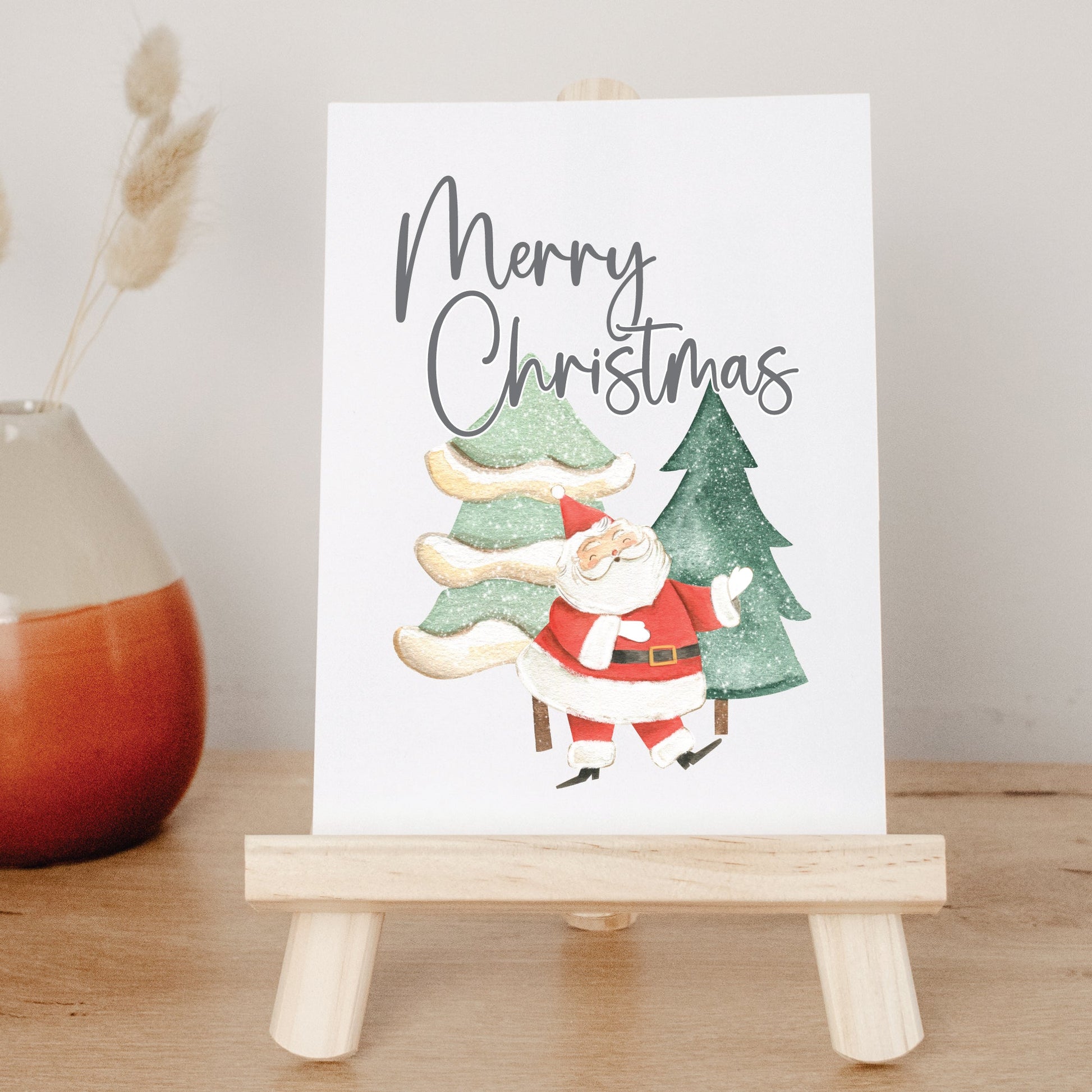 Printable Merry Christmas Wall Art - Digital Download 8x10" - Print It Baby