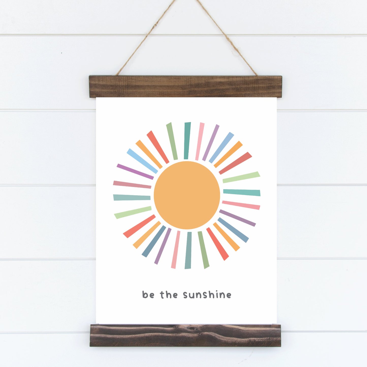 Printable Nursery Wall Art - Be The Sunshine - Print It Baby