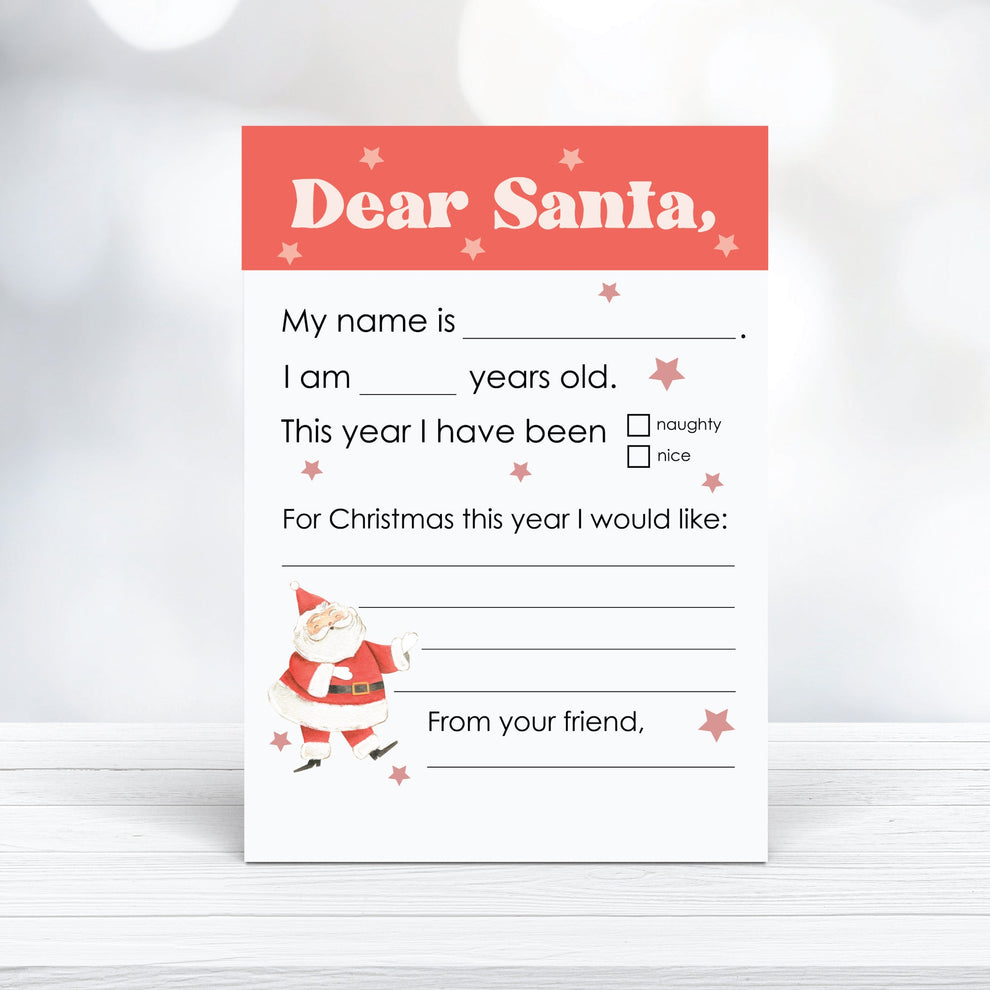 The Ultimate Printable Christmas Bundle For Kids: Printable Letter To ...